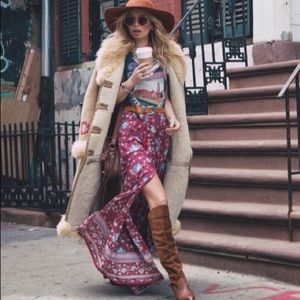 RESERVED Spell Designs Folk town Skirt size XS